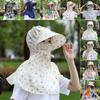 Full Face Neck Protection Sunscreen Cap Dust-proof Outdoor Sun Hat Outdoors Tea Picking Cap Summer