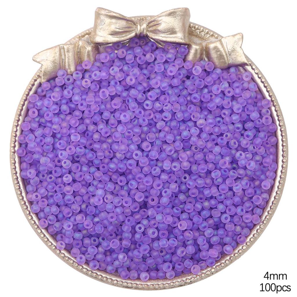 Высококачественные матовые стеклянные бусины-бисер разных цветов для изготовления украшений своими руками