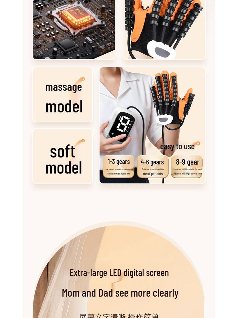 Intelligent Stroke Rehab Gloves for Elderly: Five-Finger Mirror Training