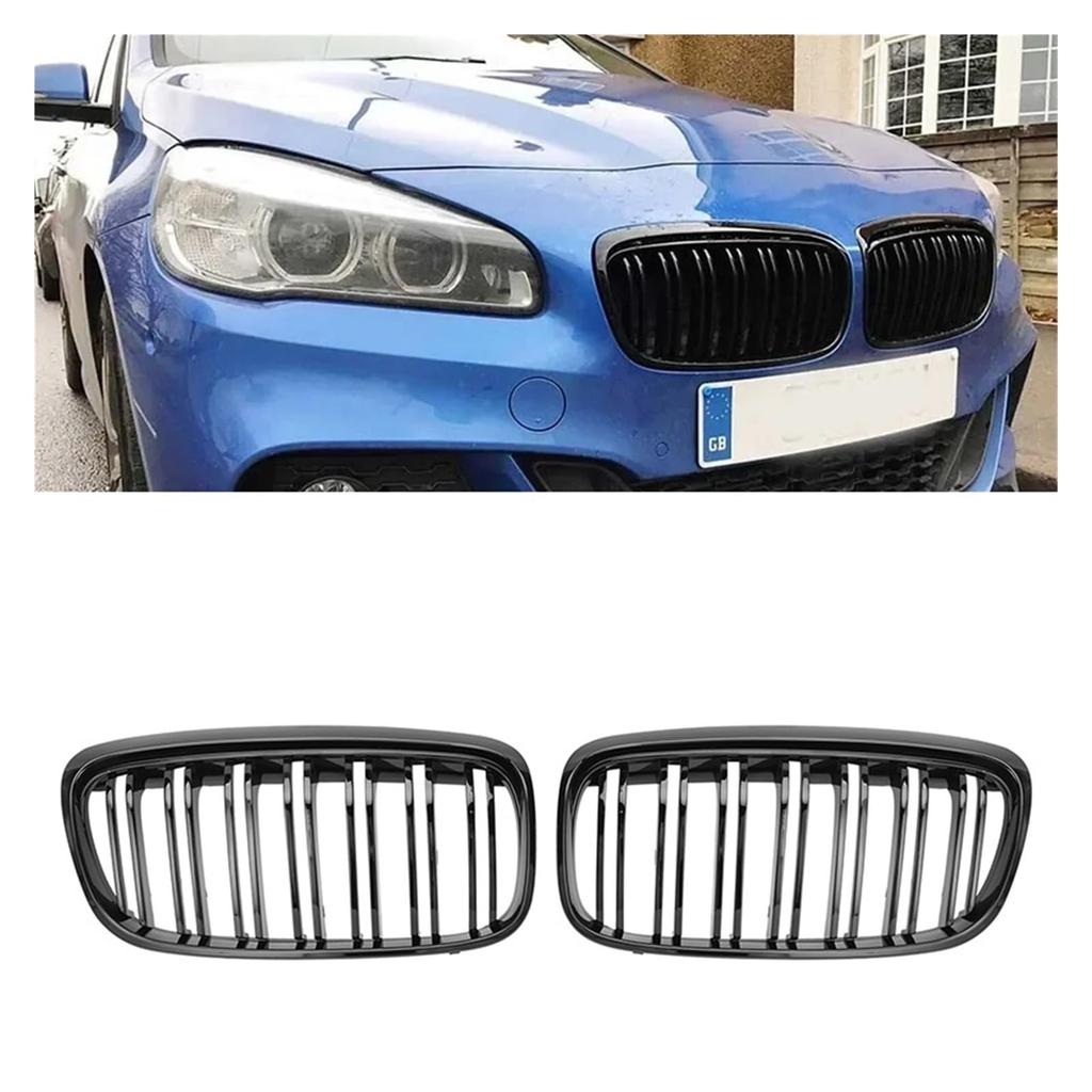 Car Front Mesh Grille Racing Grille Compatible with BMW 2 Series F45 F46 Tourer