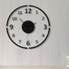 Modern Minimalist Wall Clock Acrylic Art Round 11.81"x11.81" Decorative Home Decor Silent