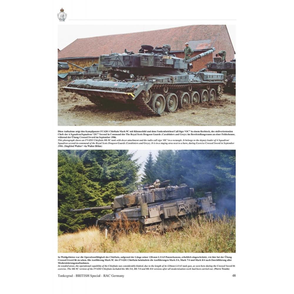 Tankograd Немецкий бронетранспортер RAC британского Королевского бронетанкового корпуса в Западной Германии во время Холодной войны с 1950 по 1990-е годы. Модель документа TG-