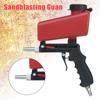 Small Sand Blasting Machine Adjustable Handheld Pneumatic Blasting Gun Set Sandblasting Gun Hopper Gun 90psi Portable Gravity Sand Blaster