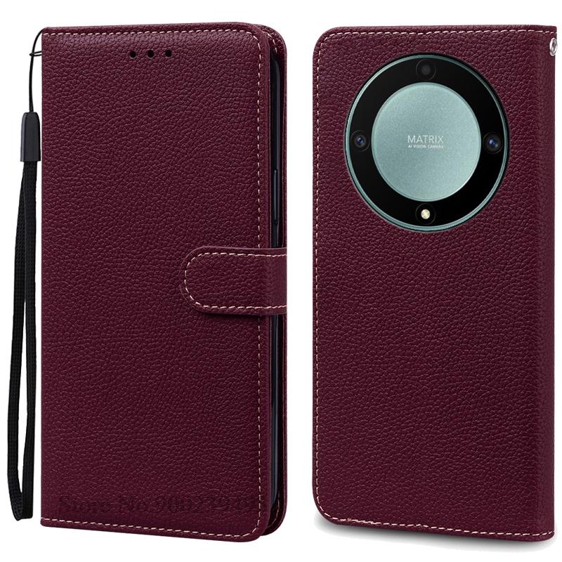 Для Honor X9A 5G чехол-кошелек кожаный флип-чехол для Honor X9A чехол-книжка-кошелек чехол для Honor X 9A силиконовый чехол Fundas