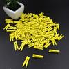 50 Pcs Colored Wooden Clothespins Painted Solid Color Clips Decorative Clothespins Clips for Pictures Photos DIY Projects