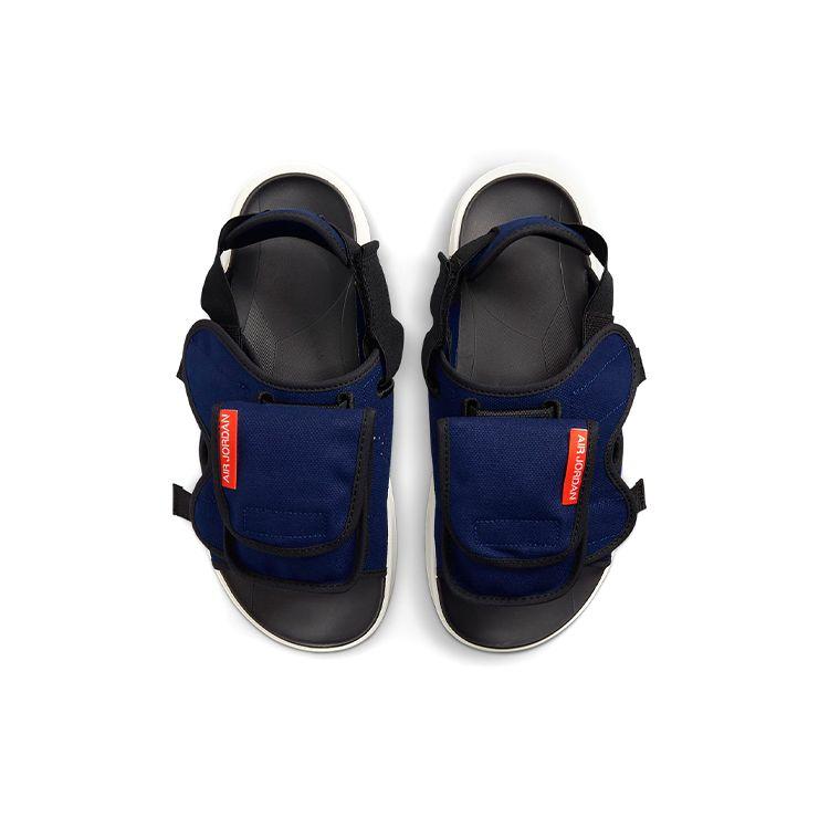 Сандалии Air Jordan LS Slide Глубокий Королевский Синий Травяной Оранжевый Lifestyle CZ0791-400