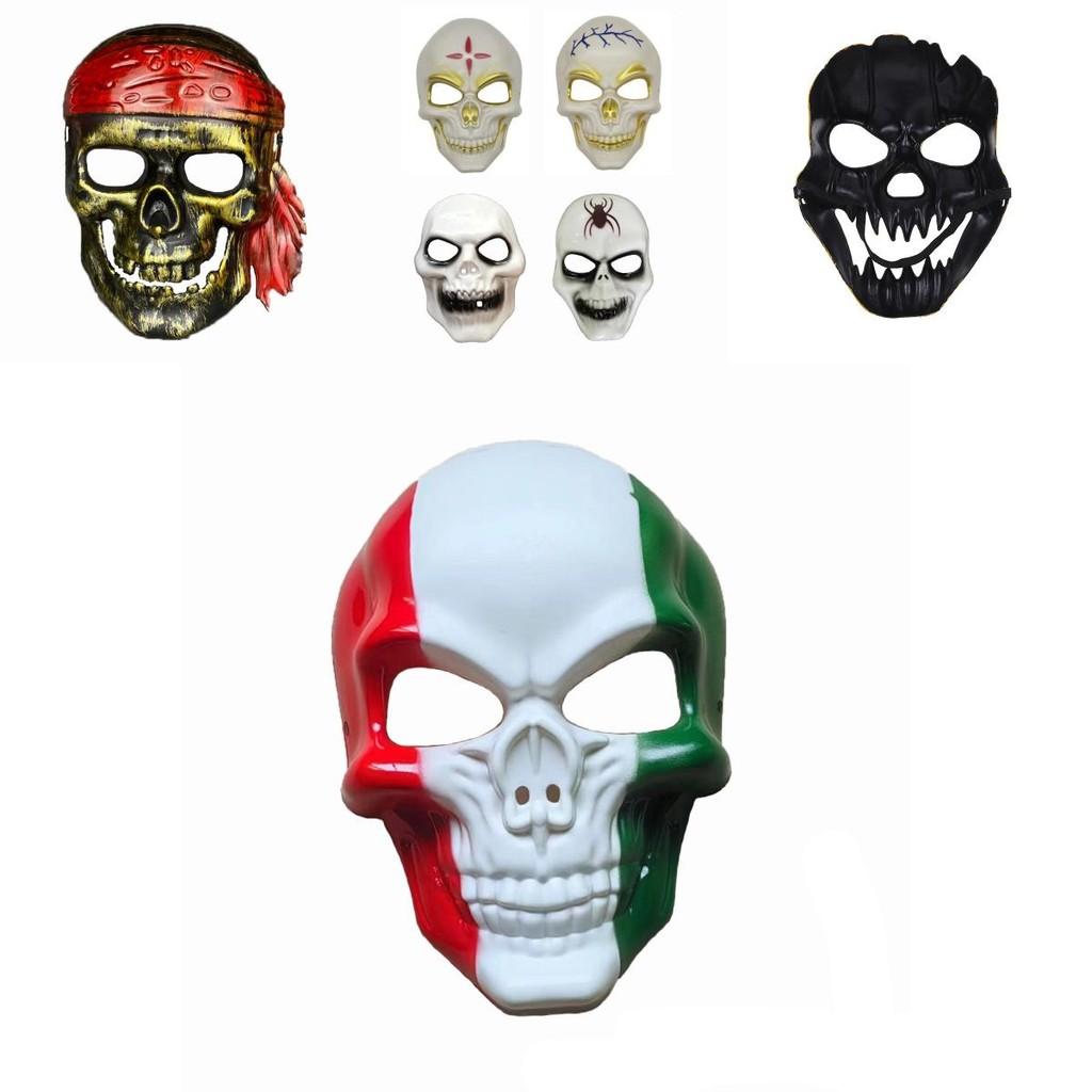 Spooky Plastic Skull Masks Perfect For Halloween Costumes And Celebratory Events