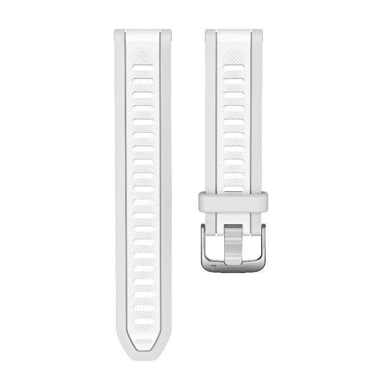 20mm Two-Tone Quick Release Silicone Strap for Garmin Forerunner 70 170 245 255 265 Venu 4 3 Vivoactive 5 Sport Replacement Band