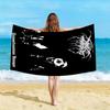 1pc D-Darkthrone Transilvanian Hunger Beach Towel Microfiber Quick Dry Bath Towel For Pool Beach Travel Black Metal Fans Gift