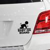 Малыш на борту Забавная аниме-фигурка Крутой парень Девушка Постер Наклейки для стайлинга автомобиля Водонепроницаемая декоративная пленка для авто Аксессуары
