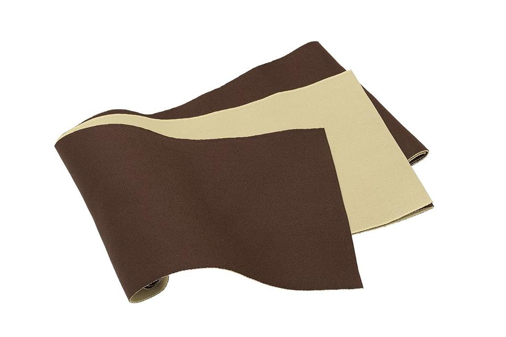 SOUBIEN Комплект Юката и Гета Белый и Мимоза x Женский 3 предмета (Юката, Полуширокий оби, Сандалии), Размер, Коричневый, ykt10068-obh02514