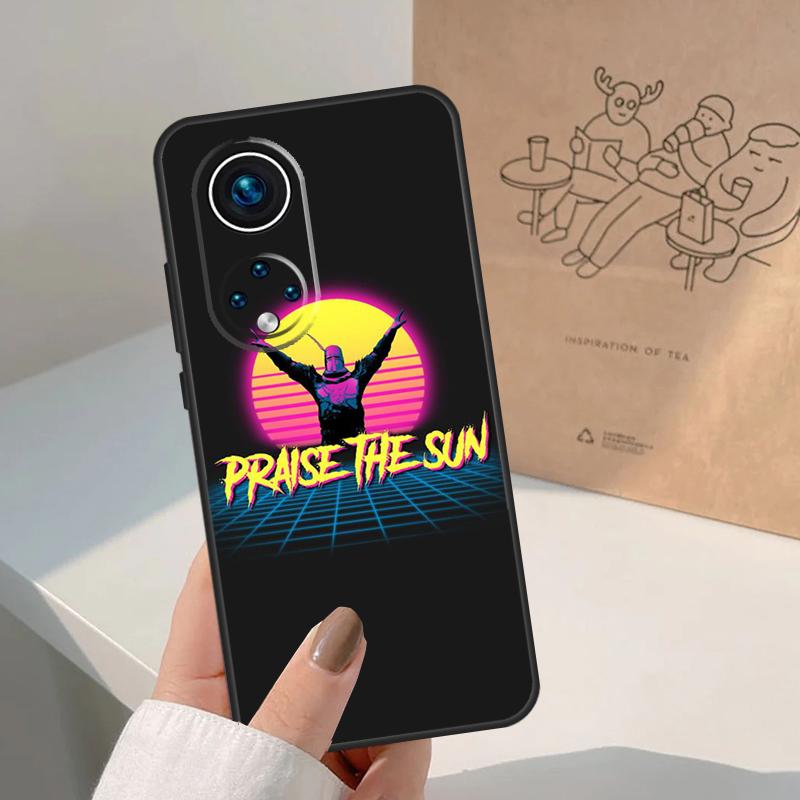 Praise the Sun Dark Souls For Huawei P20 P30 P40 P60 Pro P Smart Nova 9 5T Honor 70 90 50 Magic5 Lite X7a X9a X8a Case