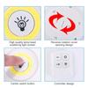10W LED Under Counter Lights COB  Light Battery Powered with Remote Control for Under Cabinet Closet Bedroom Kitchen Lighting
