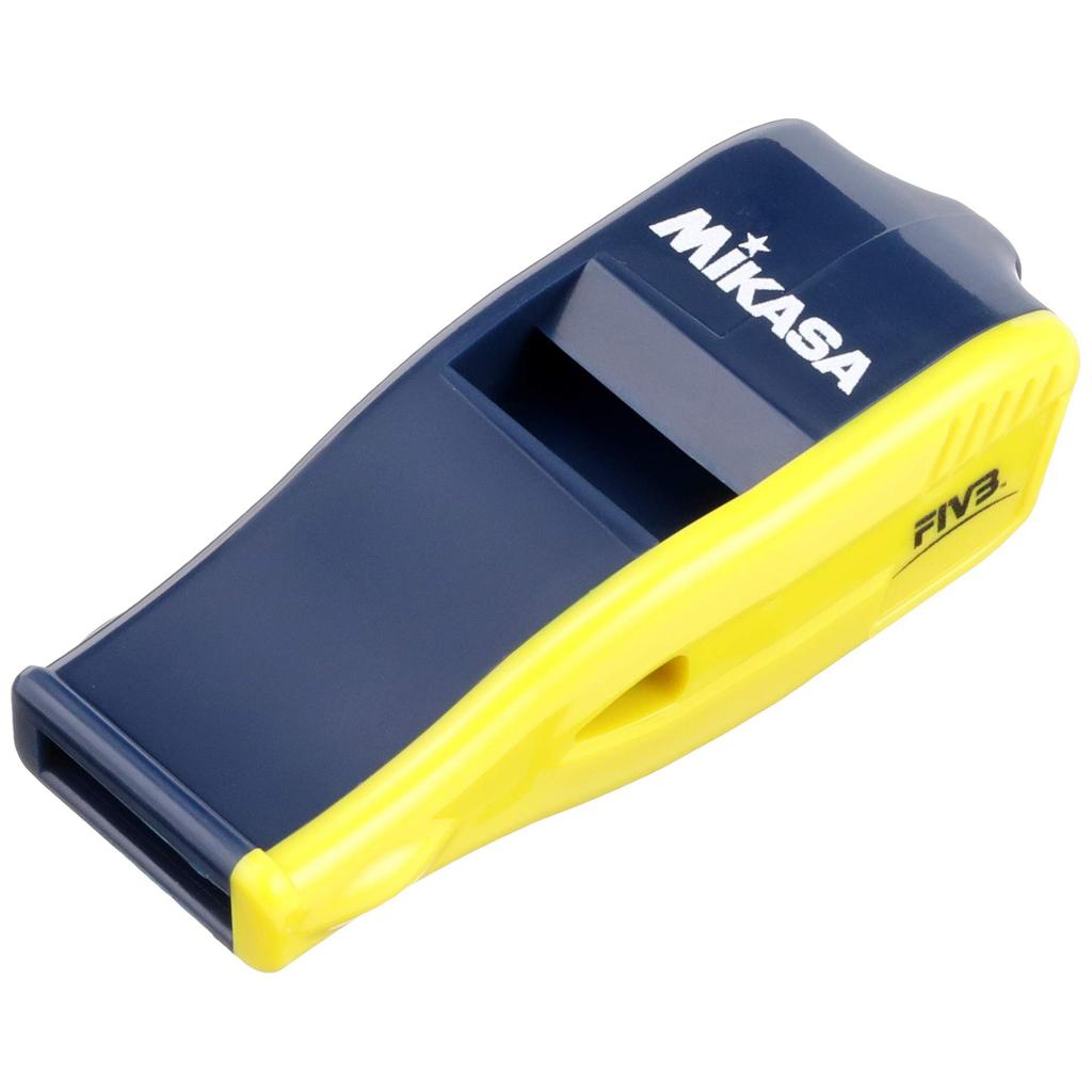 Официальный свисток для волейбола MIKASA FIVB Beatmaster Navy Yellow BEAT-NBY для судей и спортивного использования