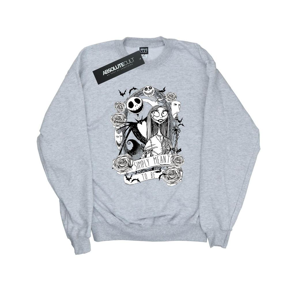 Disney Girls Nightmare Before Christmas Simply Meant To Be Sweatshirt
