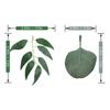 Artificial Hanging Eucalyptus Vine Leaves Garland Party Photo Props Home Decor