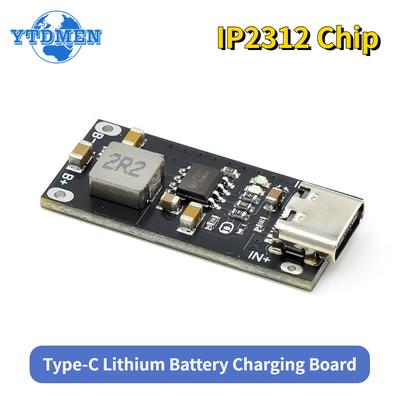 YTDMEN Вход USB Type-C Высокий ток 3A Полимерная Троичная Литиевая Батарея Плата Быстрой Зарядки IP2312 Режим CC/CV 5В До 4.2В