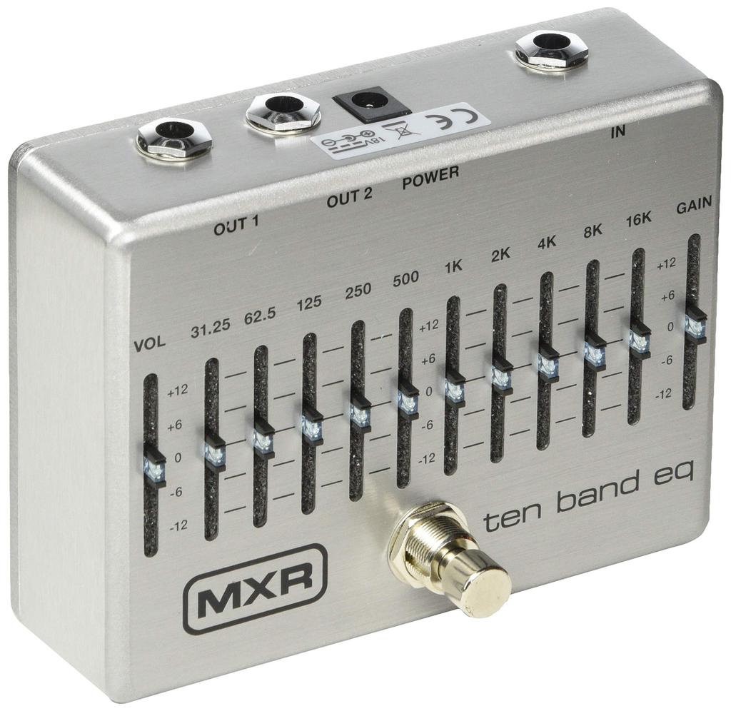 MXR Effector M108S 10-полосный эквалайзер 10-полосный эквалайзер