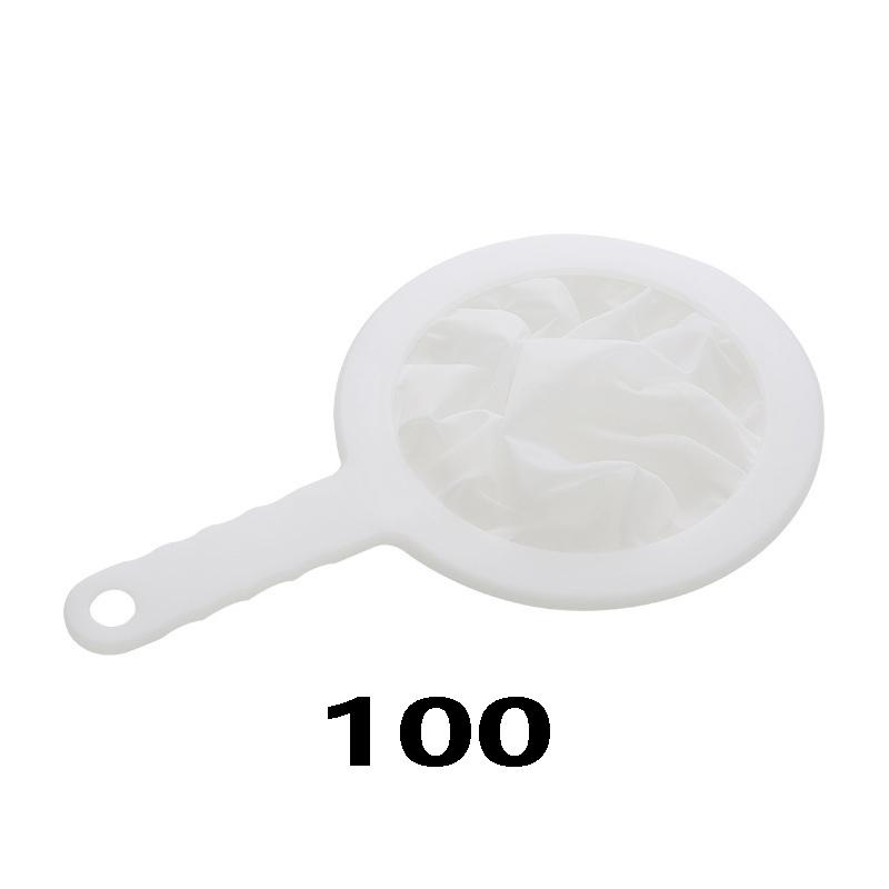 100/200/400 сеток для кухни, ультратонкое сито для кухни, нейлоновая сетка-фильтр, ложка, подходит для соевого молока, кофе, молока, йогурта