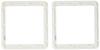 Panasonic Рамка для соединения пластин серии Cosmo Wide 21 для круглой пластины 2 серии белая WTC7172W 20 шт.