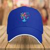 Colorful Abstract Flowers Baseball Cap Cotton Casual Outdoor Sun Protection Unisex