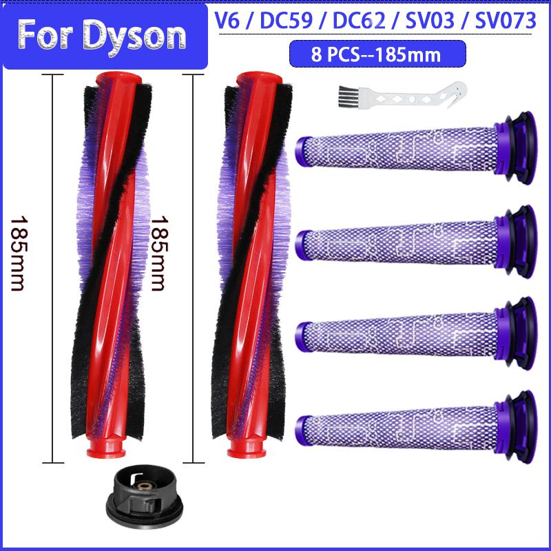 Roller Brush Pre-Filters for Dyson V6 DC59 DC62 SV03 SV073 Cordless Vacuum Cleaner Accessories Replacement Parts