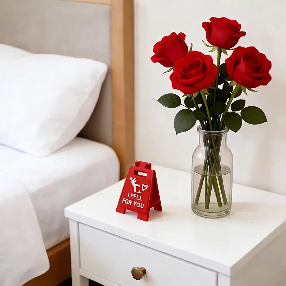 Interesting Design Falling In Love Signboard Mini Size Love Letter Romantic Sign Spouse Gift