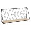 Black Wire Metal Wall Shelf 48x20cm - Atmosphera Interior Designer