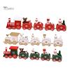 Puntos Christmas Smowman Bear Train Model Desktop Decoration Детская игрушка Рождественский праздничный подарок