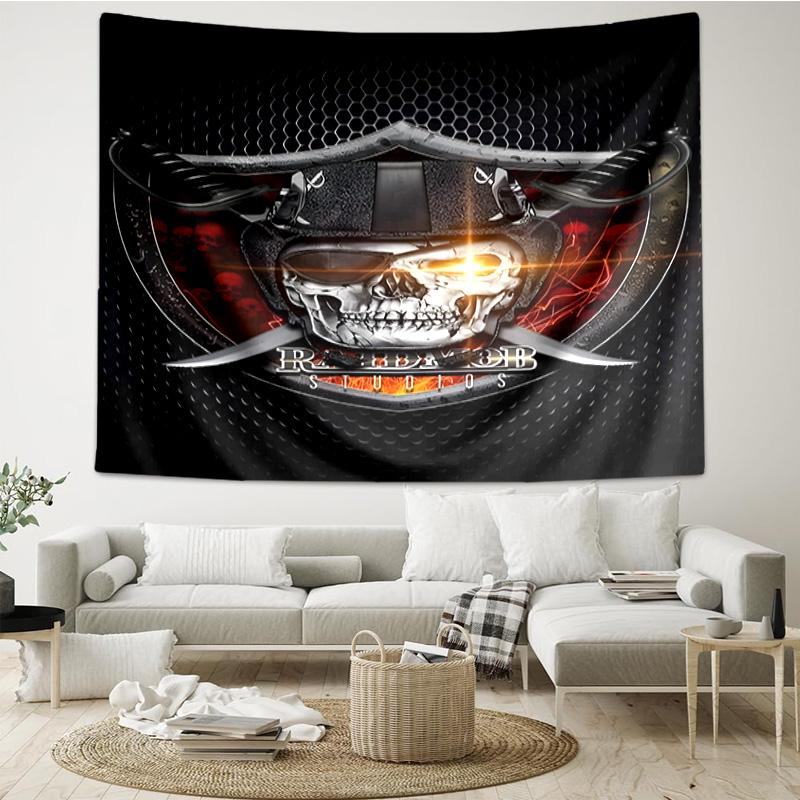 Rai-ders Football Legacy Tapestry Hanging for Bedroom,Livingroom, Playroom,Decor Art Room Wall Tapestry Holiday and Birthday Gifts