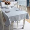 And Simple Yarn-Dyed Cotton And Linen Solid Color Geometric Rectangular Tablecloth Coffee Table Dining Table Cloth Cover Towel