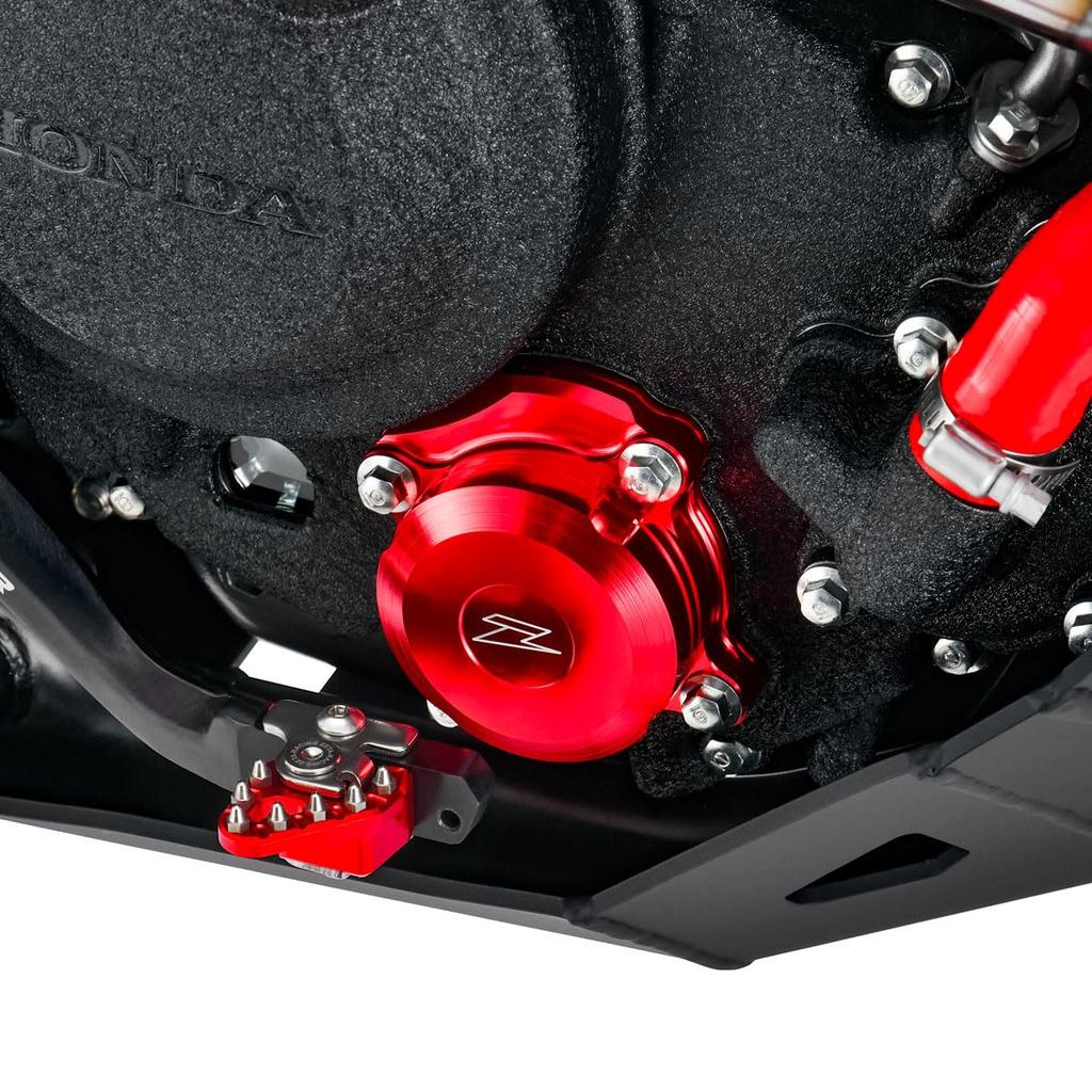 ZETARACING CL250, REBEL250, CB250R, CRF250L/M/RALLY, CRF300L/RALLY Крышка масляного фильтра алюминиевая красная F6718 (Старый номер продукта: ZE90-1023) Грязный Фрик