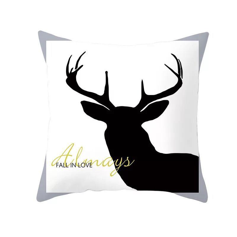 Скандинавская желтая геометрическая наволочка для дома, дивана, подушки