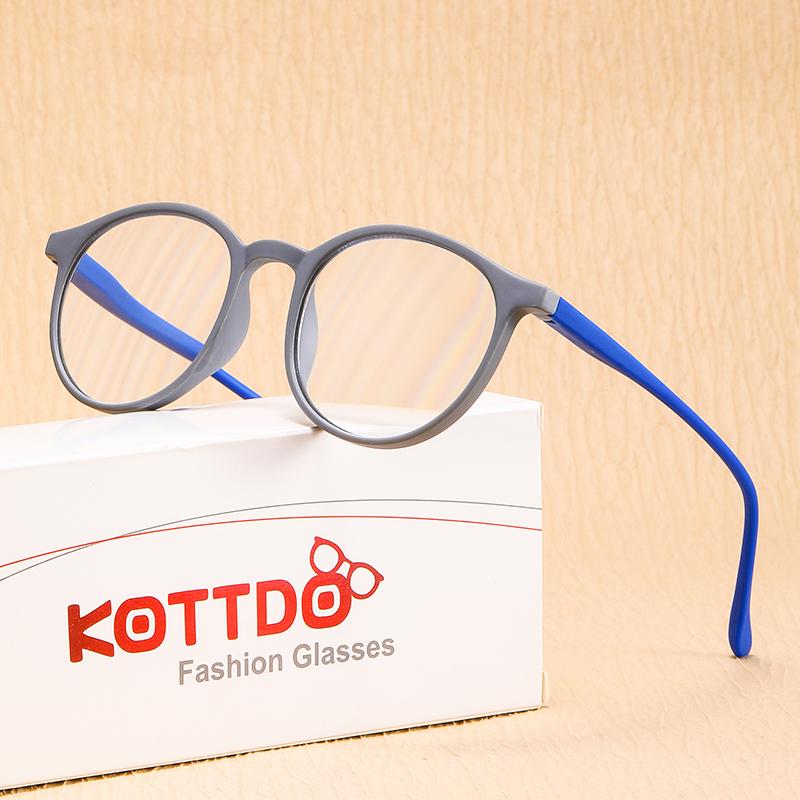 Round Reading Glasses For Women Computer Anti Blue Light Men Presbyopia Hyperopia Clear Lens Reading Eyeglasses Eyewear High-Definition Resist Fatigue