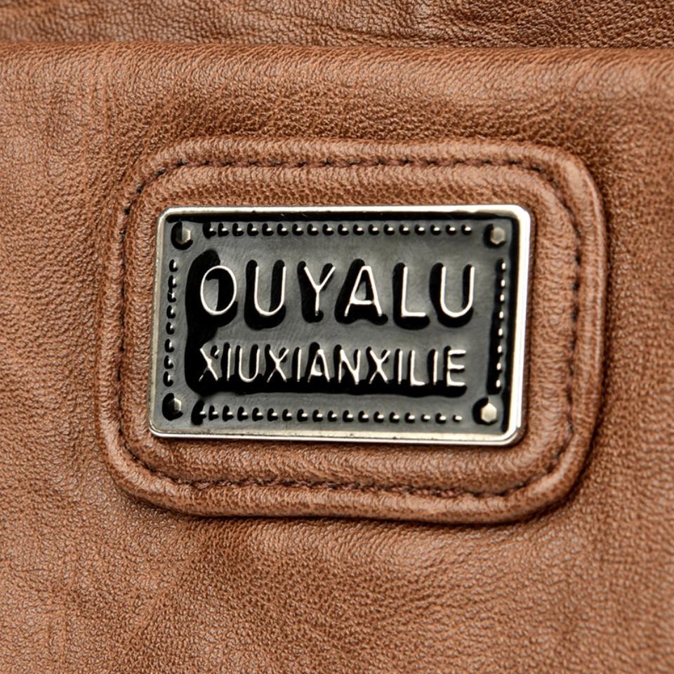 Ретро кожаная сумка через плечо женская сумка через плечо с множеством карманов модная женская сумка большой емкости новая сумка-мессенджер кошелек