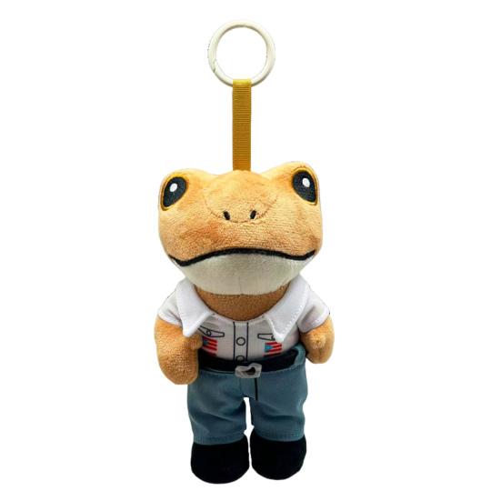 Plush Keychain Toy Soft Stuffed Animal with Clip Cute Collectible Doll for Bags Phone Eye-catching Key Accessory