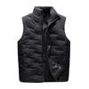 Men  Winter Fashion Stand Collar  Color Waistcoat Vest Jacket Top Coat