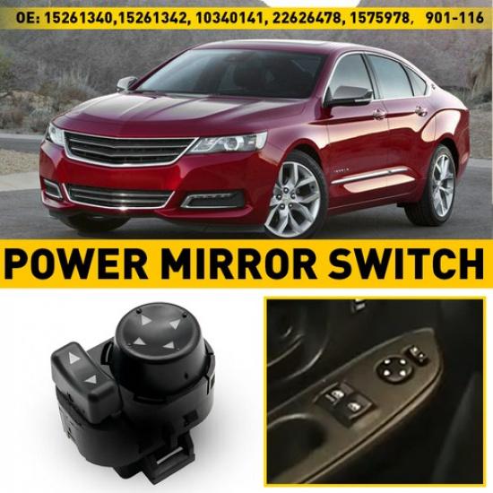 Mirror Switch Front Driver Side Left For Chevrolet Malibu 2005-2007 15261340 USA