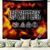 Band Led-Zeppelin Wall Tapestry Aesthetic Wall Hanging Printed Fabric Blanket Decorative Tapestries for Bedroom Living Room Home Decor