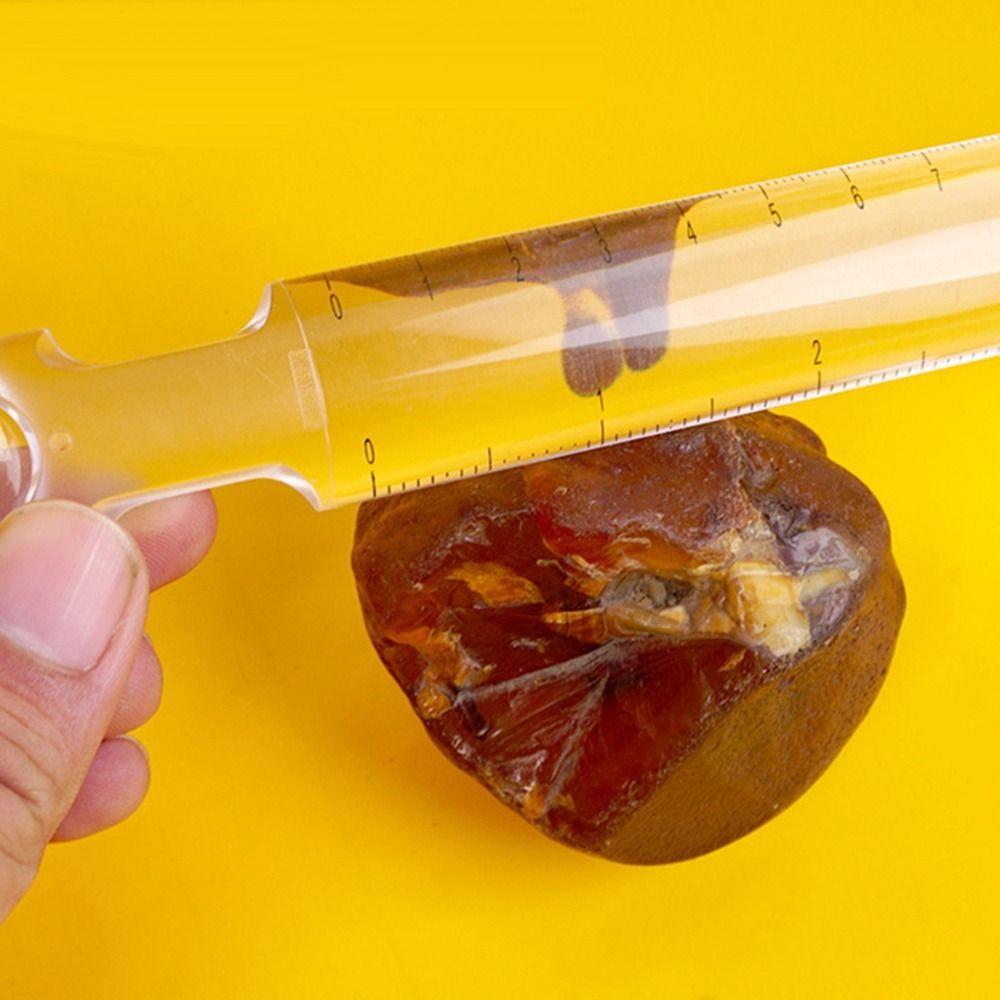 Data Processing Ruler Magnifier Acrylic Magnifying Bar Home Magnifying Ruler  Elder