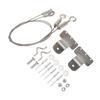 2 Pcs Hatch Latch Door Lanyard Cable Adjustable 304 Stainless Steel Wire Rope Sling Cable for RV Yacht