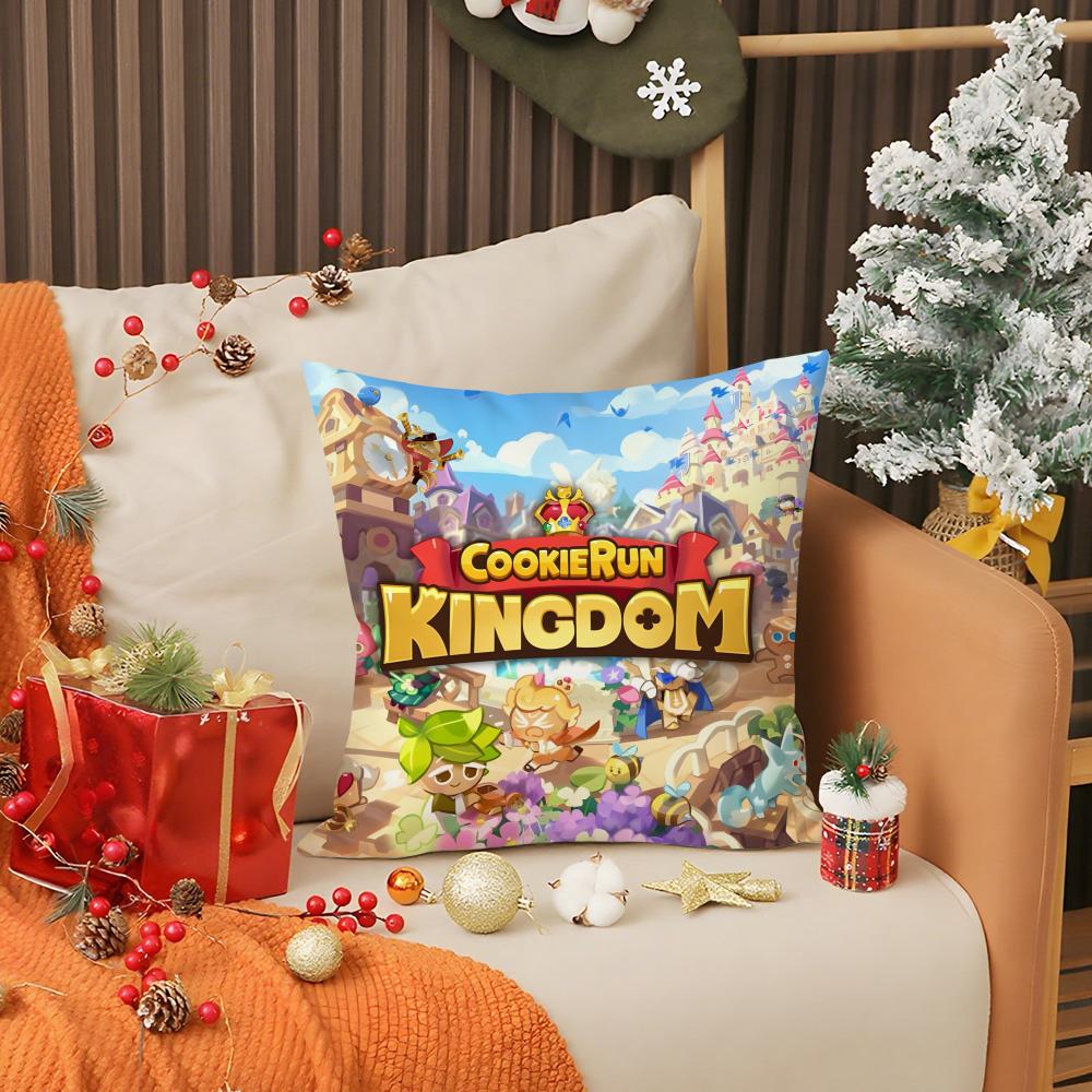 Горячая игра C-Cookie Run Kingdom Наволочка Декоративная наволочка для дивана в гостиной Простая домашняя легкая роскошь Печатная подушка