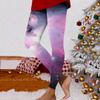 Женские модные уличные штаны Astral Printed Slim Fit Stretch Yoga Casual