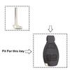 KEYYOU High Quality Replacement Smart Car Key Blade For Mercedez Benz BGA Chrome C E Class Emergency ert Uncut Blank Blade