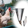Конус для убоя из оцинкованной стали Конус для фиксации курицы для безопасного и быстрого убоя при переработке птицы