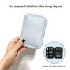 Compact Digital Accessories Storage Case for 2.5" Hard Drive, Earphones, and Cables - Mini U-Shield Protective Bag