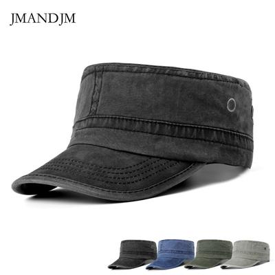 Шляпа солнцезащитная кепка мужская летняя кепка с козырьком кепка с плоским верхом военная кепка стираная старая бейсболка с глубоким верхом