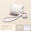Забавный чехол-наушники с ушками для airpodspro3 apple pro2 защитный чехол airpods4 креативный корпус
