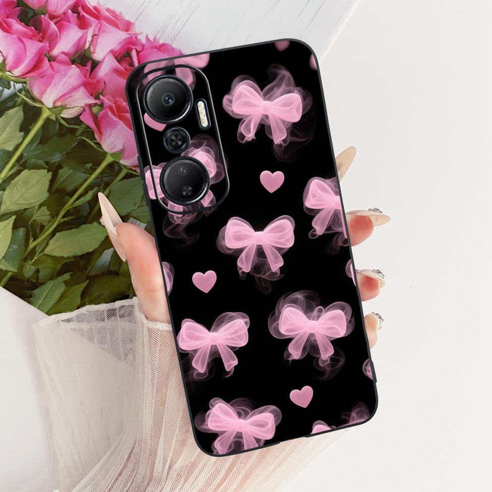 Case For Infinix Hot 20 4G Cover Cute Cat Fashion Butterfly Painted Casing For Infinix X6826 X6826B X6826C