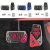 2Pcs Non-Slip Automatic Transmission Pedal Covers Replacement Kit Wear-Resistant Simple Installation Gas Pedal Brake Pedal